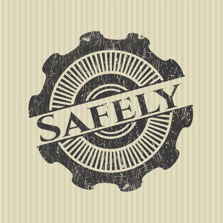 Safely rubber grunge texture seal
