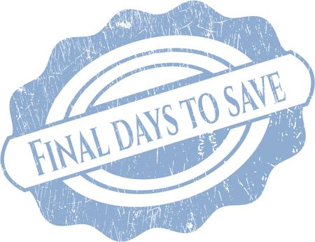 Final days to save grunge seal
