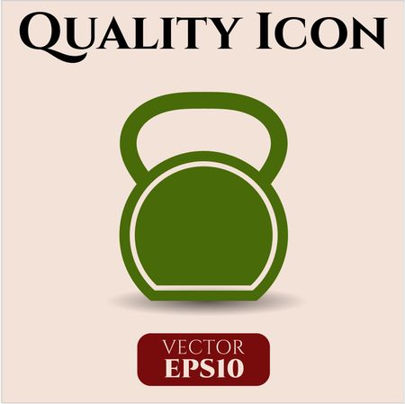 Kettlebell icon or symbol