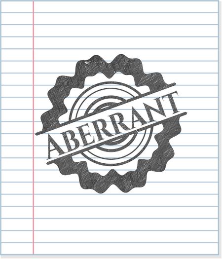 Aberrant draw (pencil strokes)