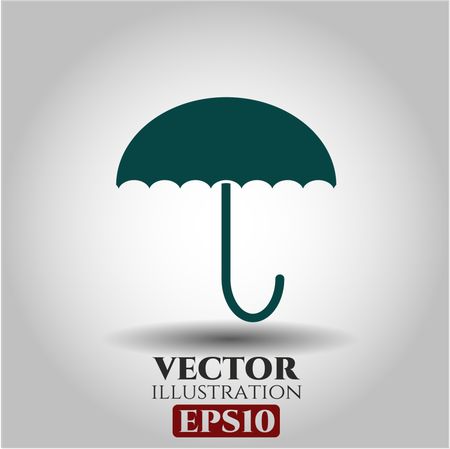 Umbrella vector symbol
