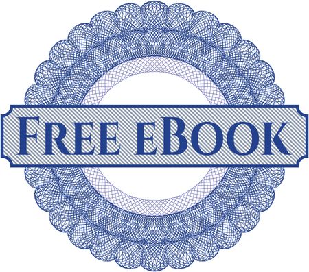 Free eBook written inside abstract linear rosette