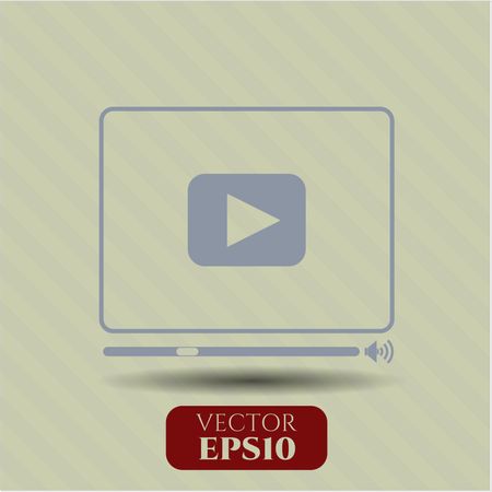 Video Player icon or symbol