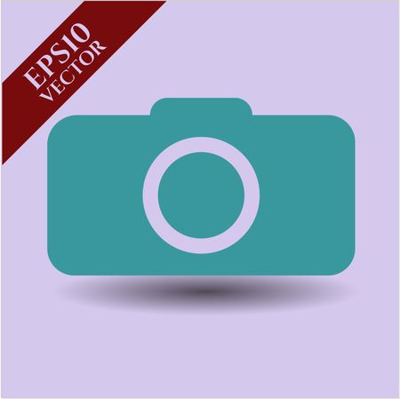 Photo camera icon or symbol