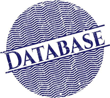 Database rubber grunge seal