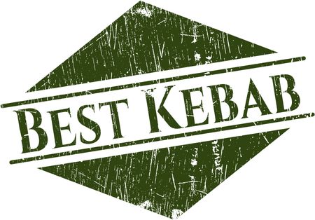 Best Kebab grunge stamp