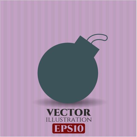 Bomb icon vector illustration