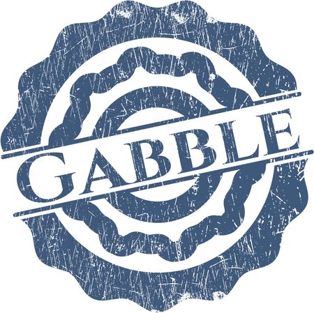 Gabble rubber seal with grunge texture