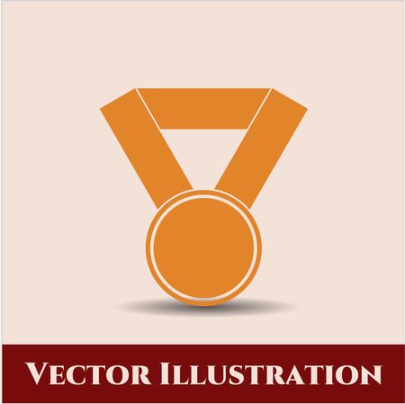 Medal icon vector illustration