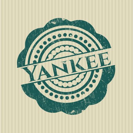 Yankee grunge style stamp