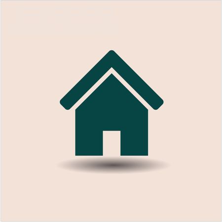 home icon vector symbol flat eps jpg app web concept website