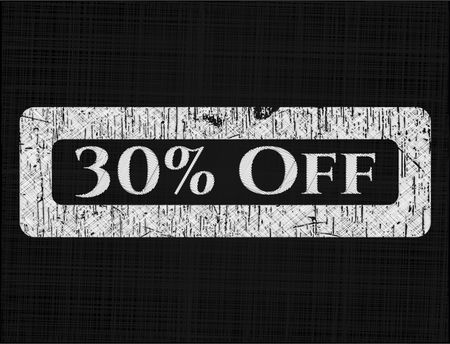 30% Off chalk emblem