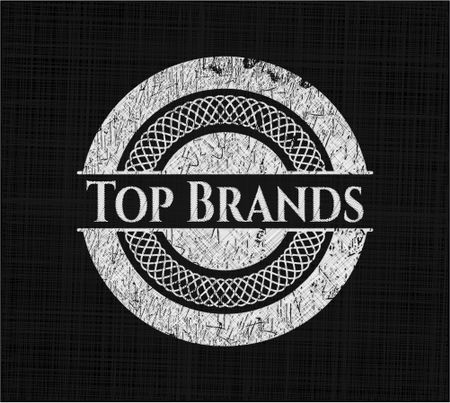 Top Brands written on a chalkboard
