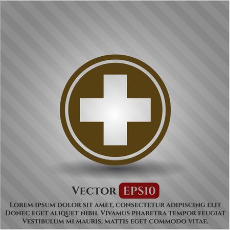 medicine icon vector symbol flat eps jpg app web concept website