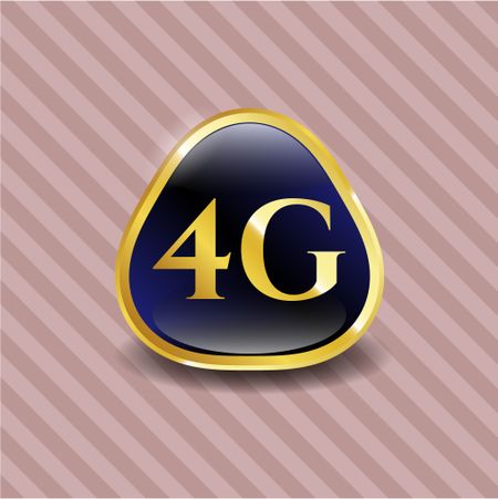 4G golden emblem