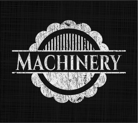 Machinery chalk emblem