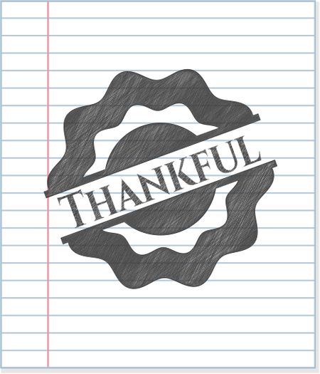 Thankful penciled