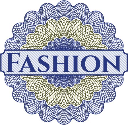 Fashion abstract linear rosette
