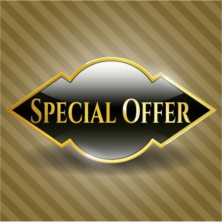 Special Offer golden emblem