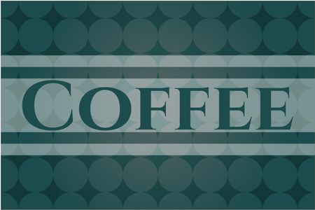 Coffee poster or card