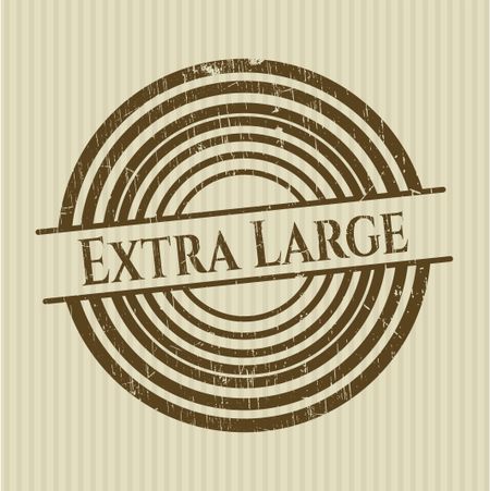 Extra Large rubber stamp