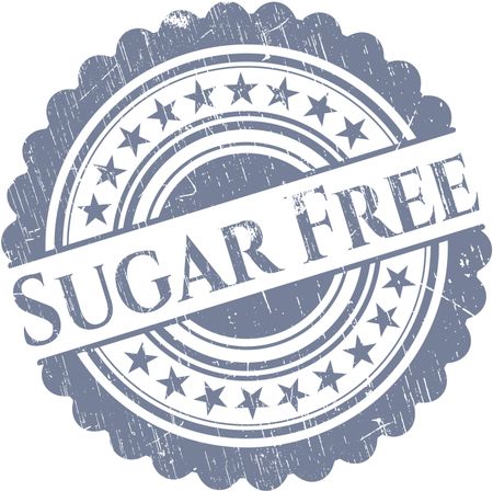 Sugar Free rubber grunge stamp
