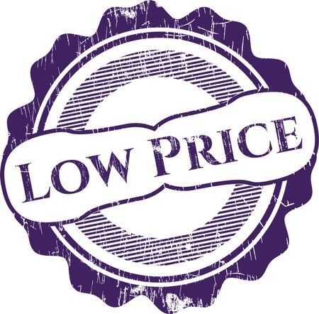 Low Price grunge style stamp