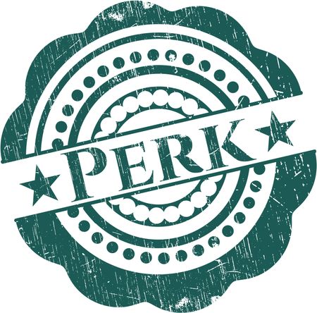 Perk rubber seal with grunge texture