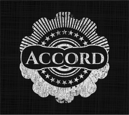 Accord chalkboard emblem