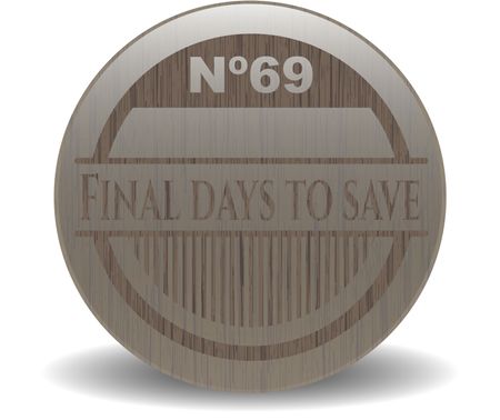 Final days to save wooden emblem