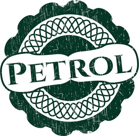 Petrol with rubber seal texture
