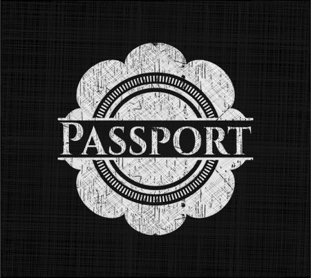 Passport chalk emblem