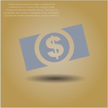 Money (dollar bill) vector icon