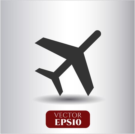 plane icon vector symbol flat eps jpg app web concept website