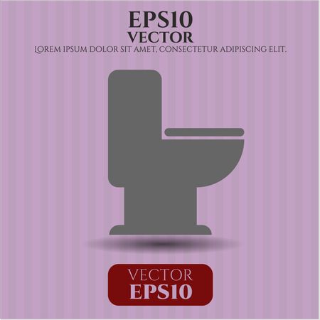 wc toilet icon vector symbol flat eps jpg app web concept