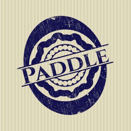 Paddle grunge style stamp