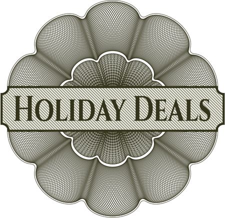 Holiday Deals money style rosette