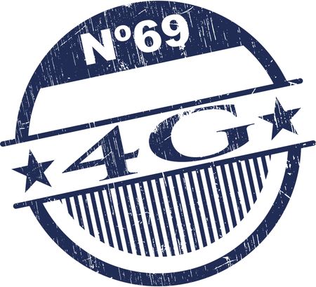 4G rubber grunge texture stamp