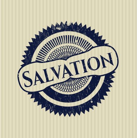Salvation with rubber seal texture