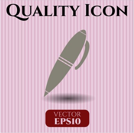 pen icon vector symbol flat eps jpg app web concept website