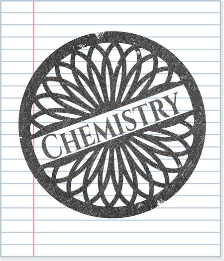 Chemistry pencil emblem