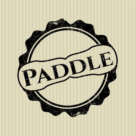 Paddle grunge stamp