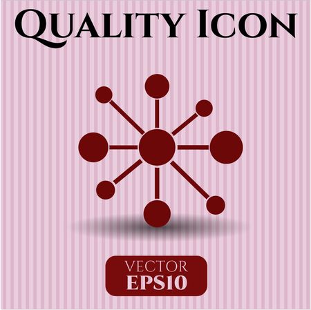 Business Network icon vector symbol flat eps jpg app