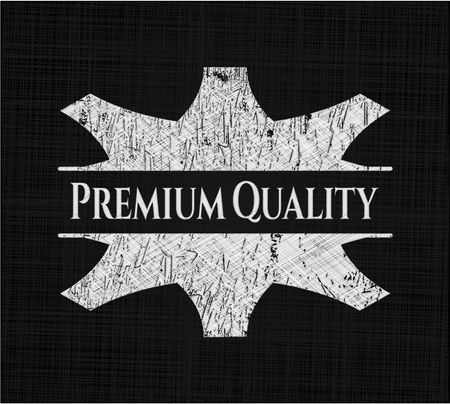 Premium Quality chalkboard emblem on black board