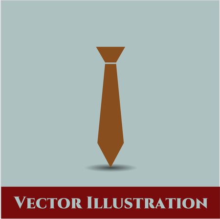 necktie icon vector symbol flat eps jpg app web concept website