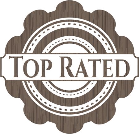 Top Rated retro style wooden emblem