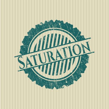 Saturation grunge style stamp
