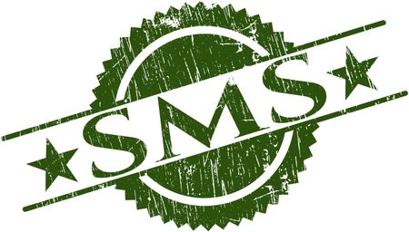 SMS rubber stamp