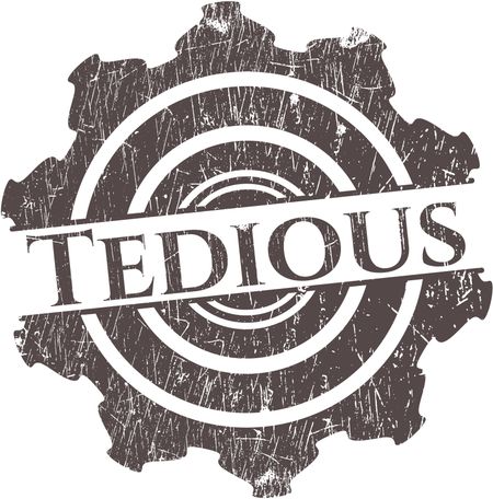 Tedious rubber grunge texture stamp