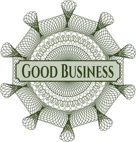 Good Business abstract rosette